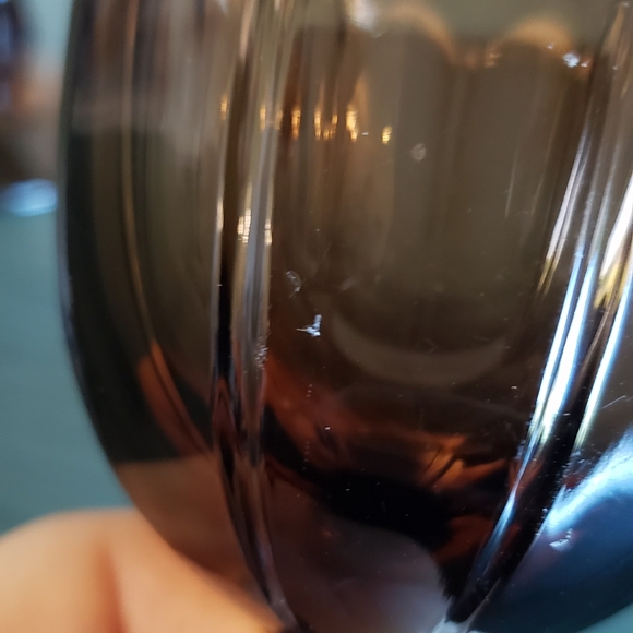 Vintage Noritake Provincial Brown Wine Glasses Tea Water Goblet Mid-Century - Picture 6 of 12